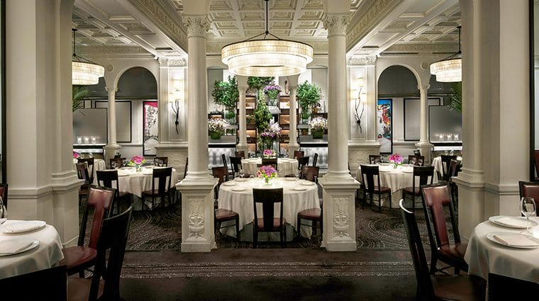 Daniel, one of New York City's most prestigious dining establishment's interior