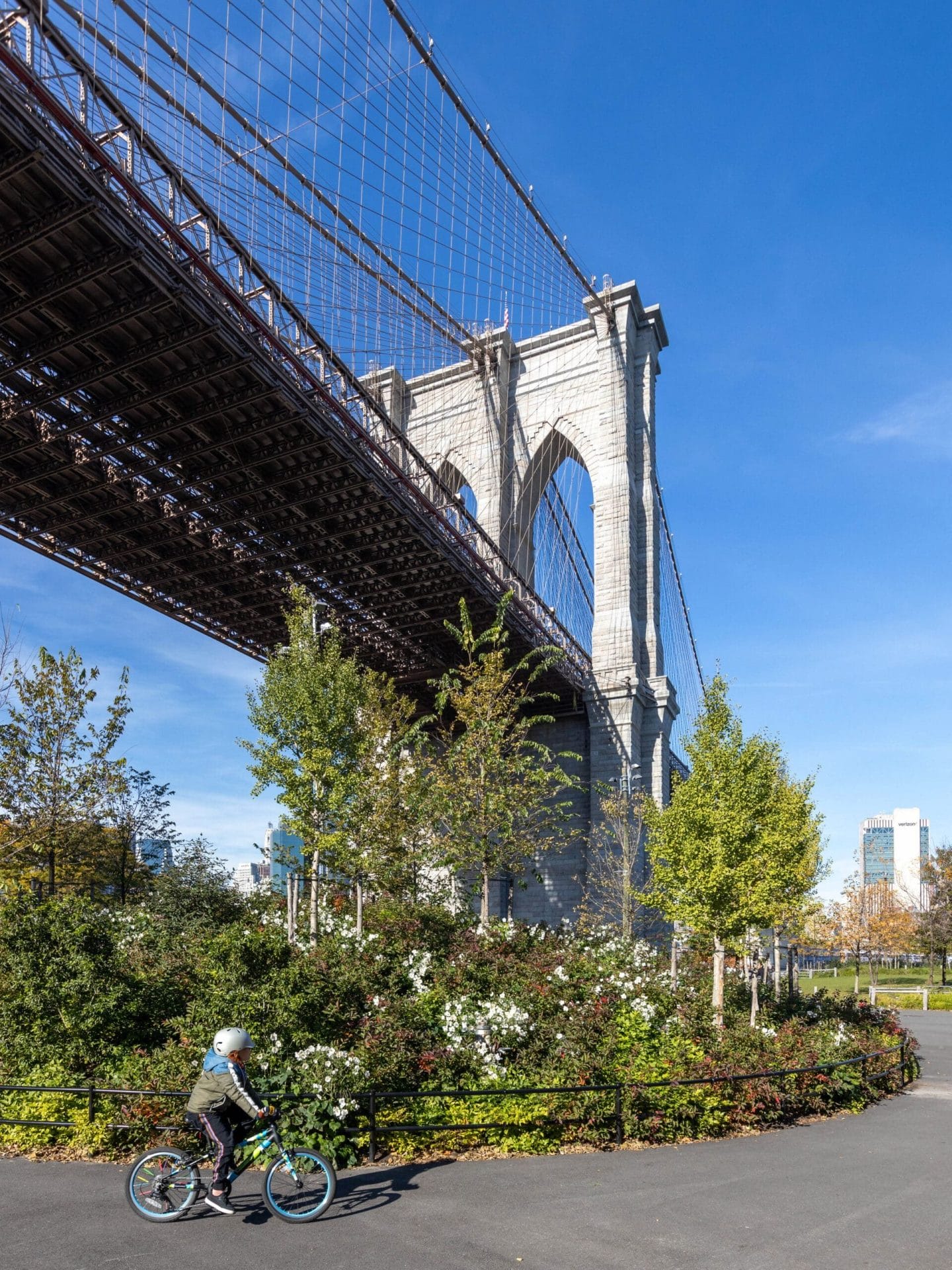 Bike-Friendly parks in New York - 
 Brooklyn Bridge Park