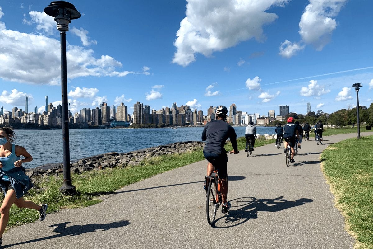 Bike-Friendly parks in New York - 
 Randall’s Island Park