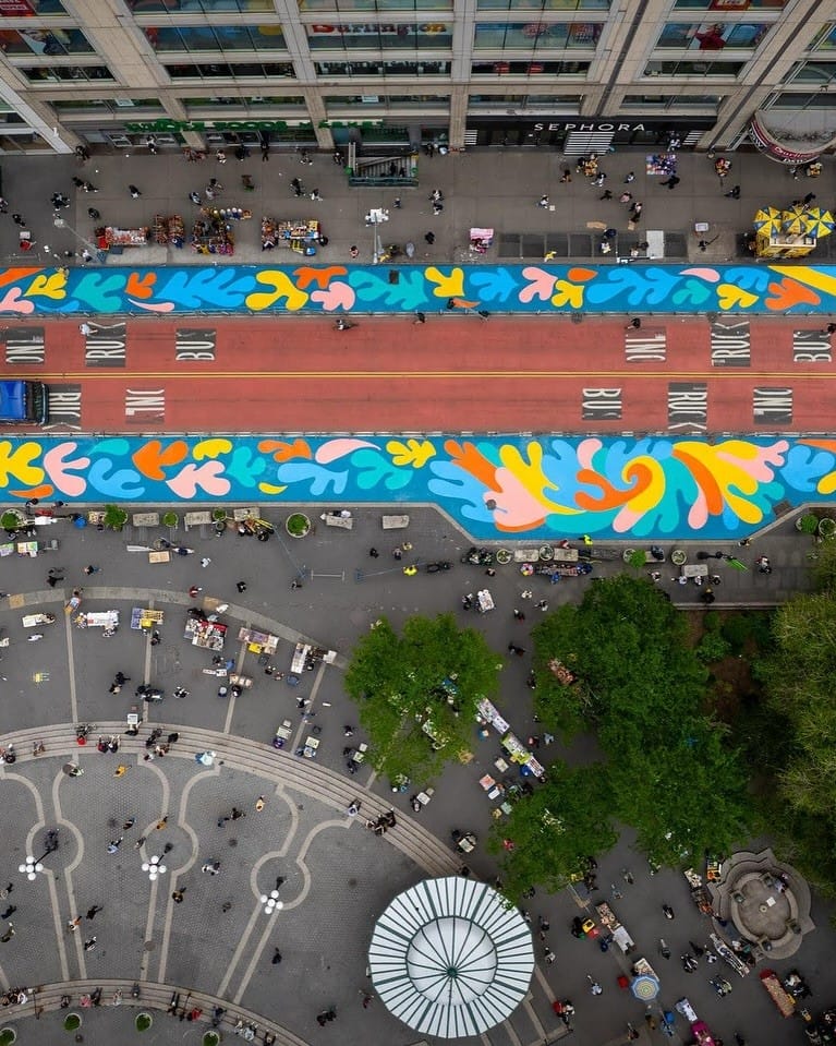 art mural at union square