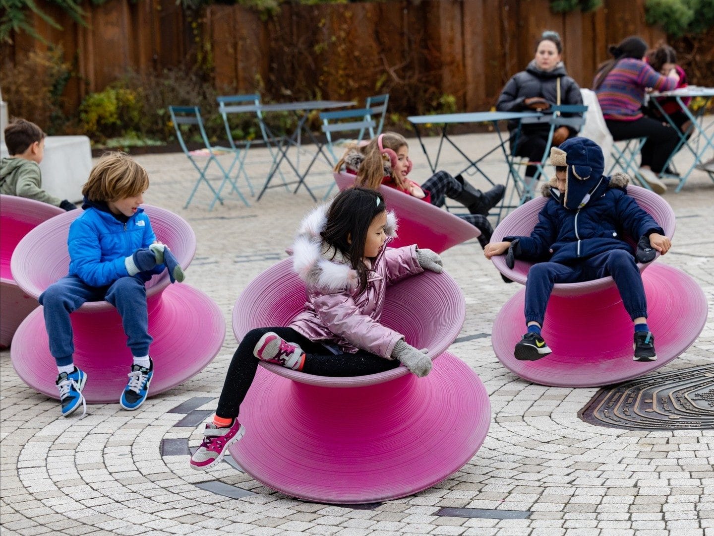 Toddlers playing with each other