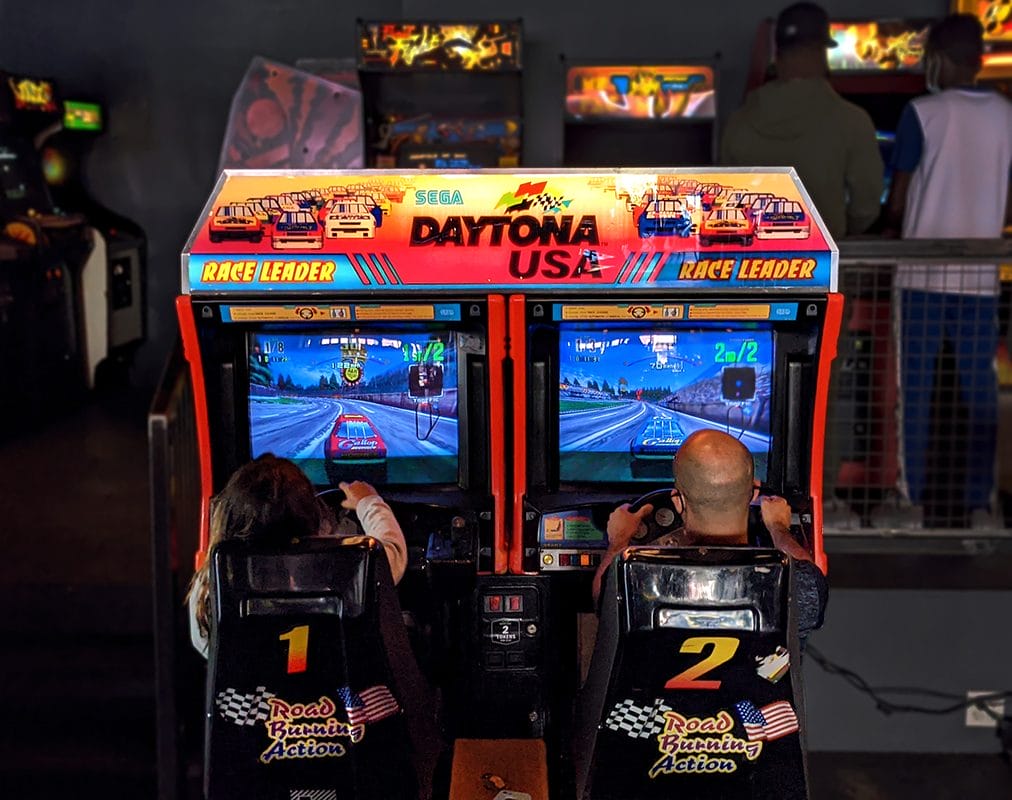 Arcade games with dad