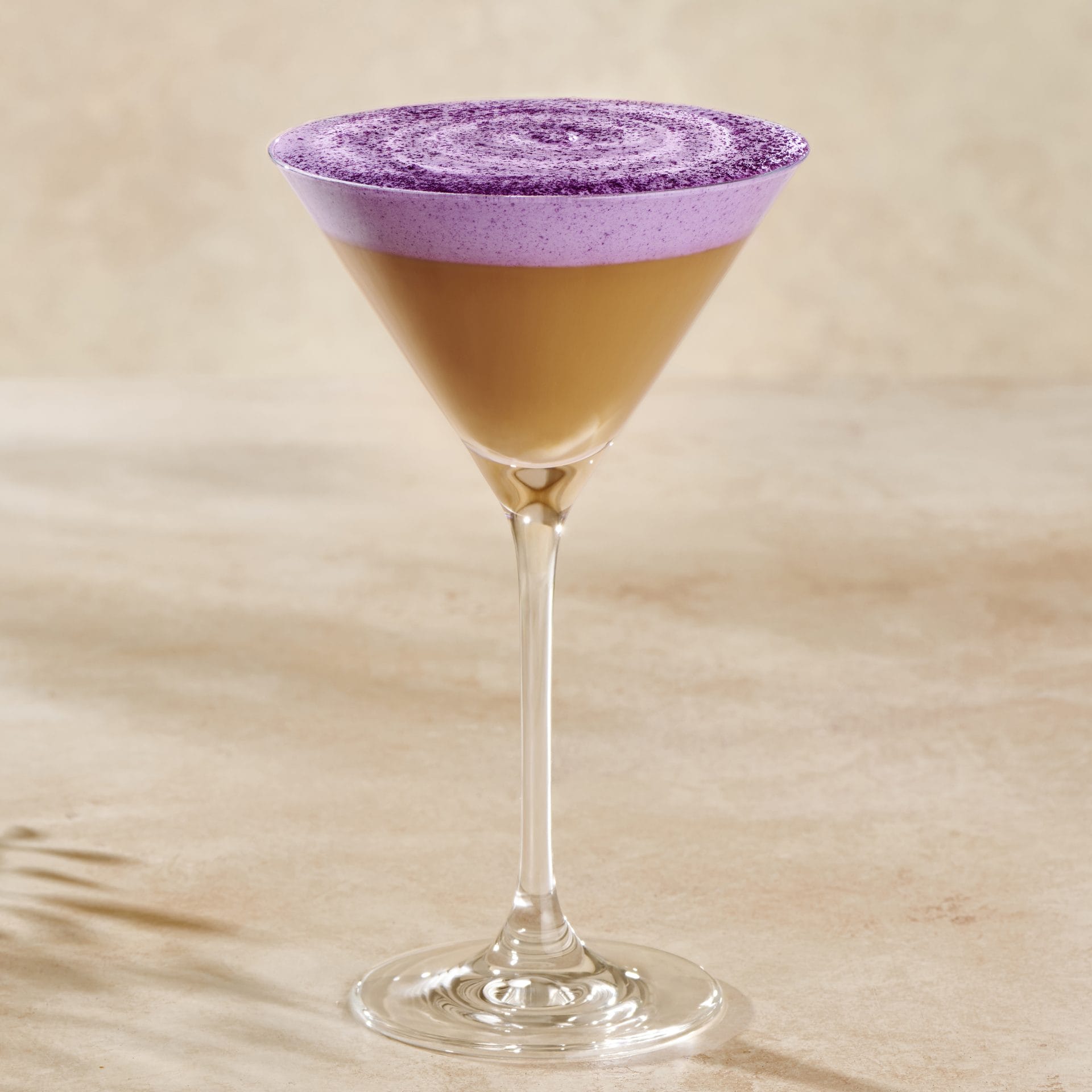 Ube Espresso Martini cocktail