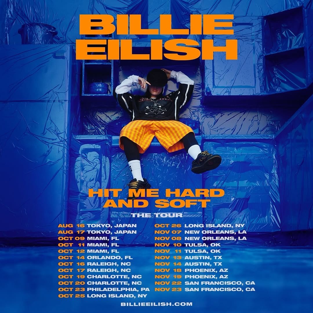 Billie Eilish Adds Two Long Island Concerts to 2025 Tour Lineup
