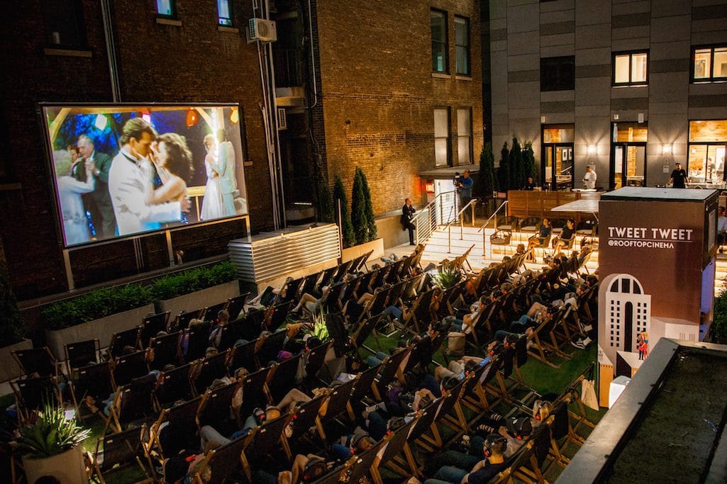 outdoor cinema in New York City
