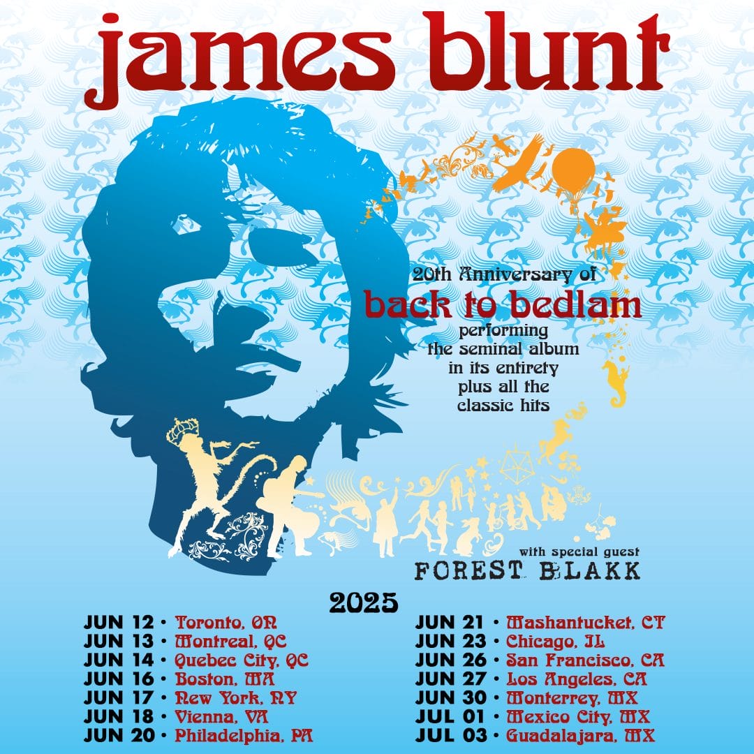 James Blunt – Back to Bedlam 20th Anniversary Tour