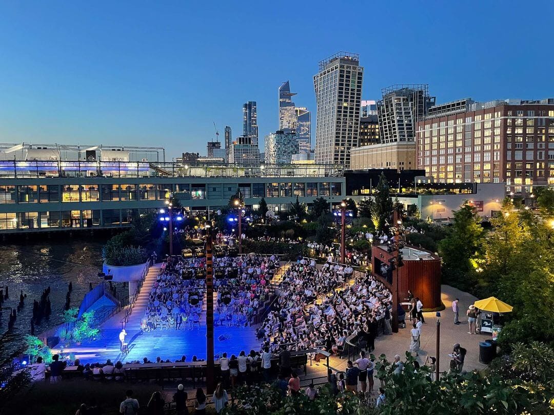 Wide shot of an Island Summer Show
