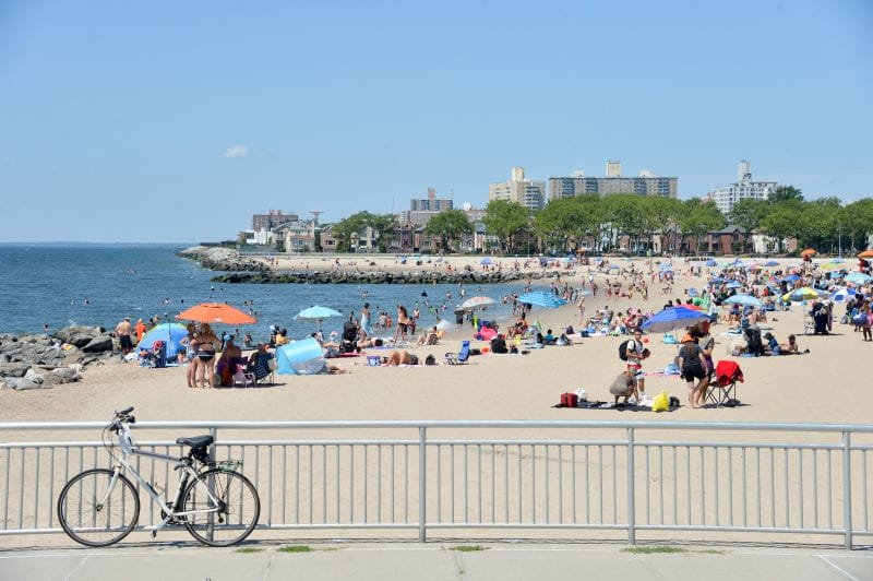 Wide shot of Manhattan Beach