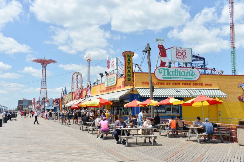 Coney Island boardwalk