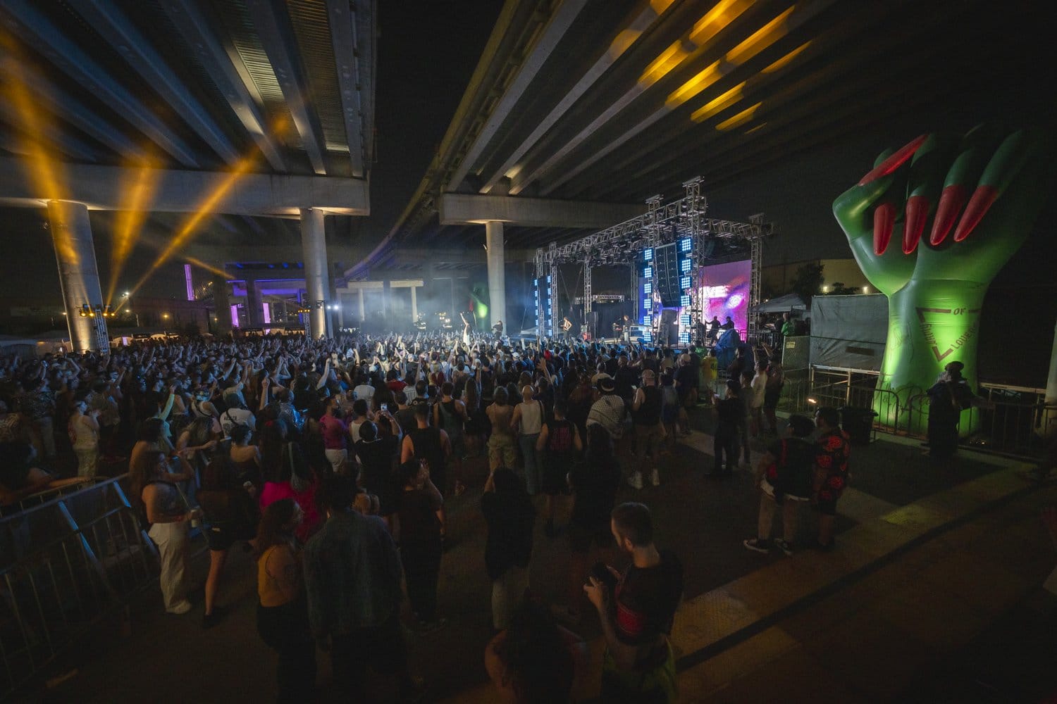 LadyLand Outdoor venue under the K Bridge Park