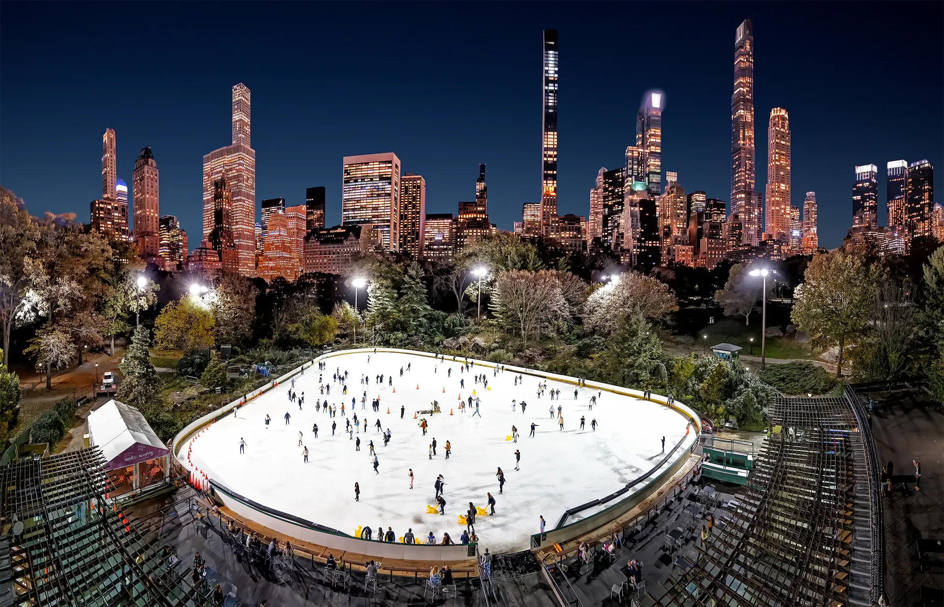 Birds view of the Wollman Rink