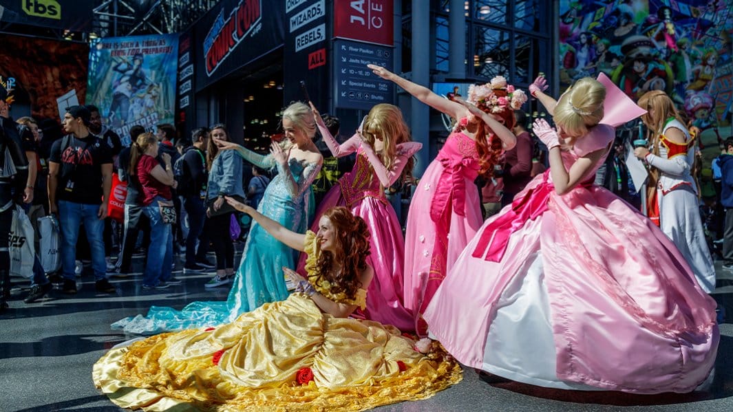 Disney princesses at NYCC