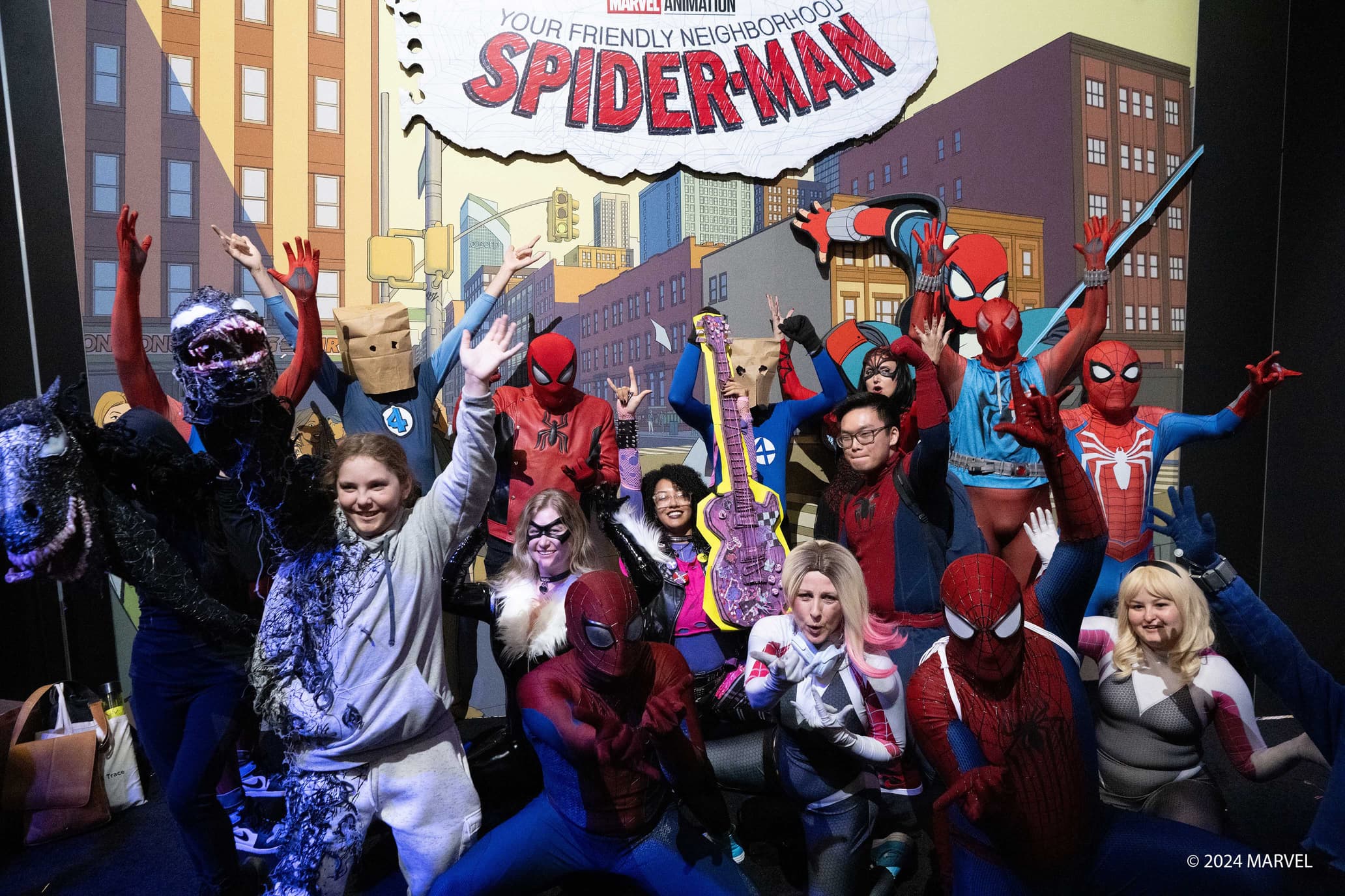 Marvel characters at NYCC