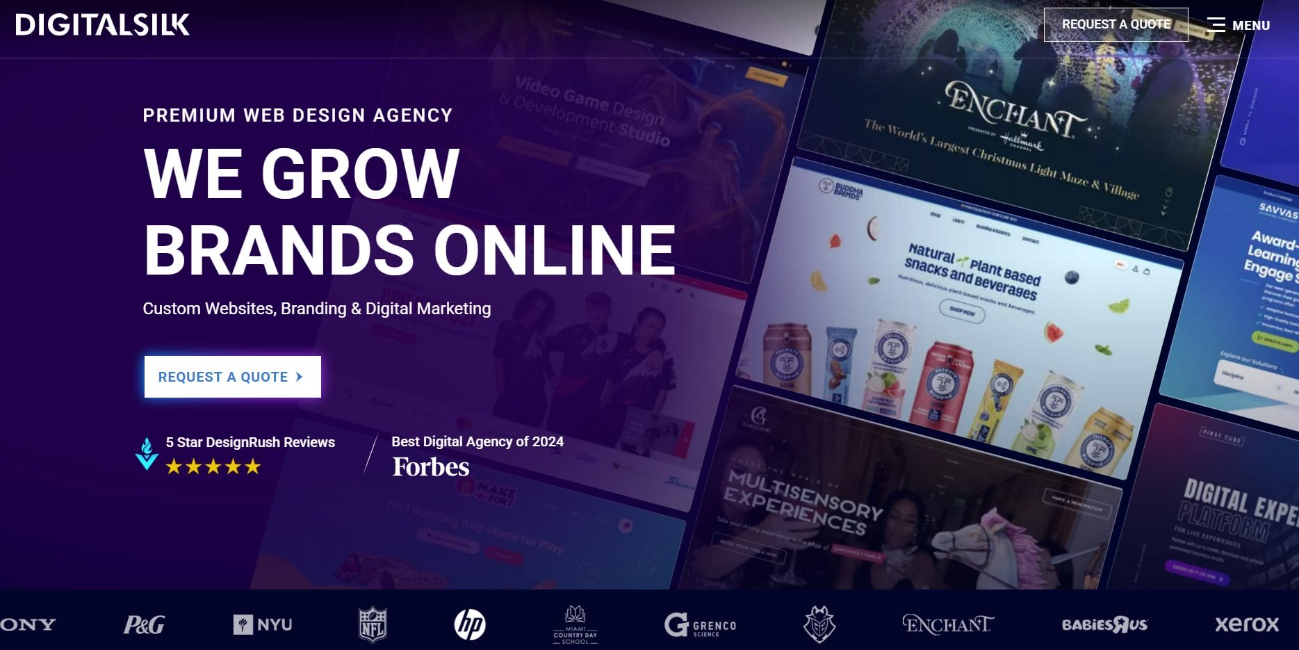 beauty web design NYC