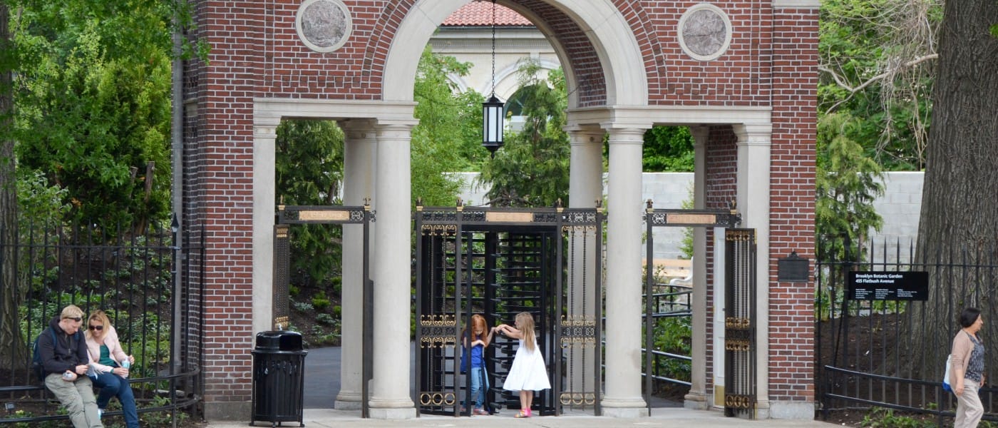 Entrance to Brooklyn Botanic Garden