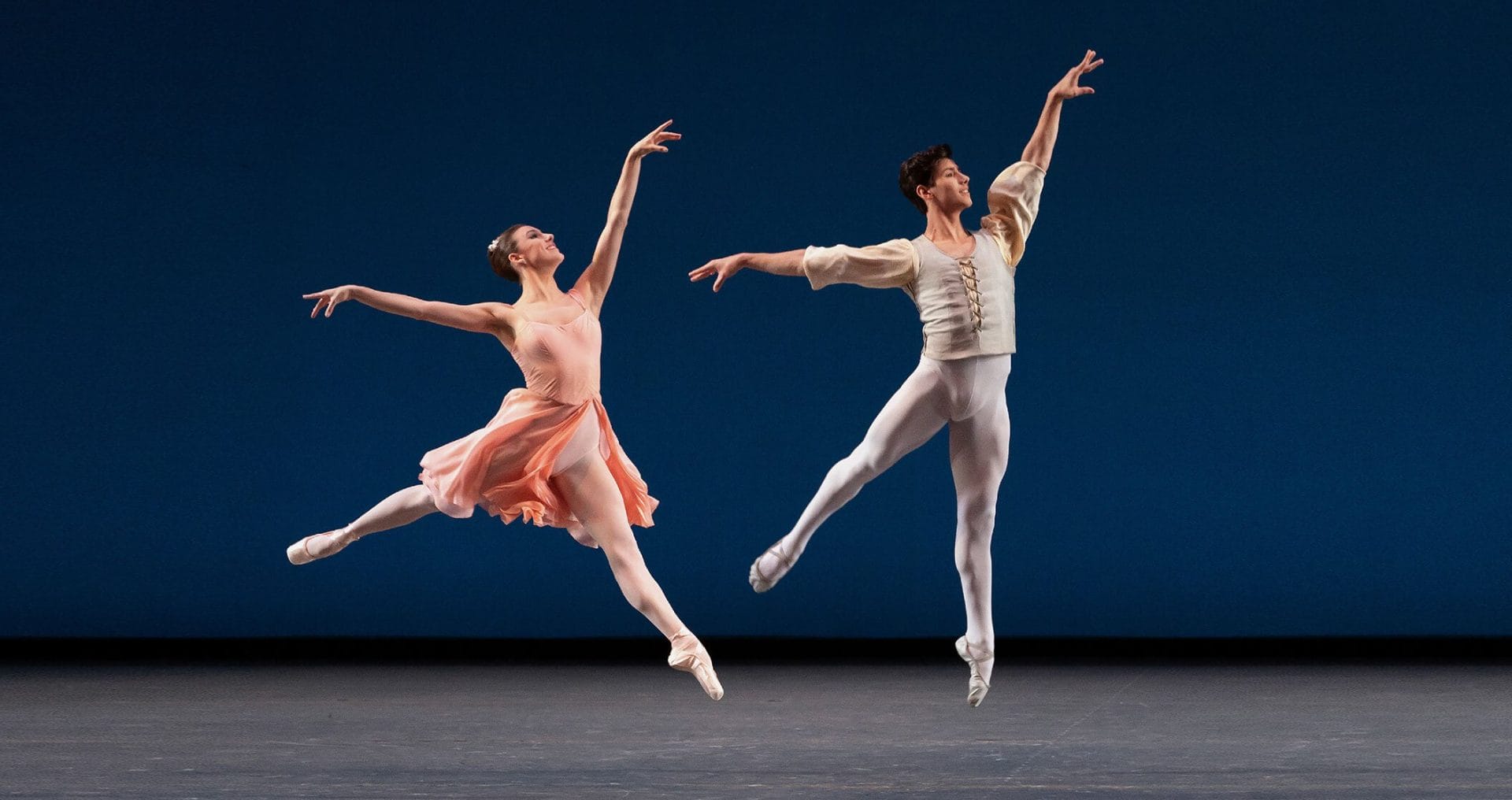 Ballet performers on stage