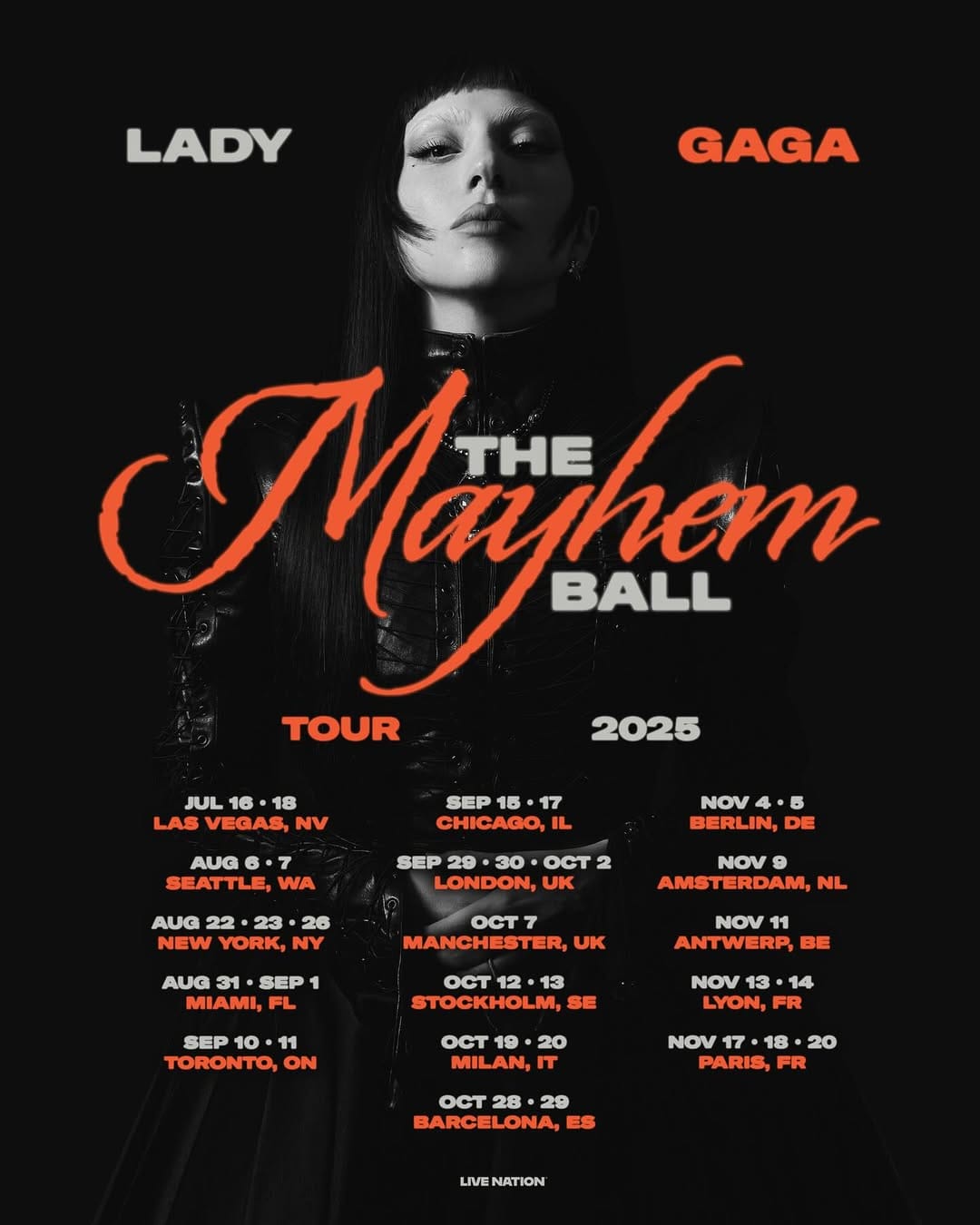 Lady Gaga Mayhem Ball Tour