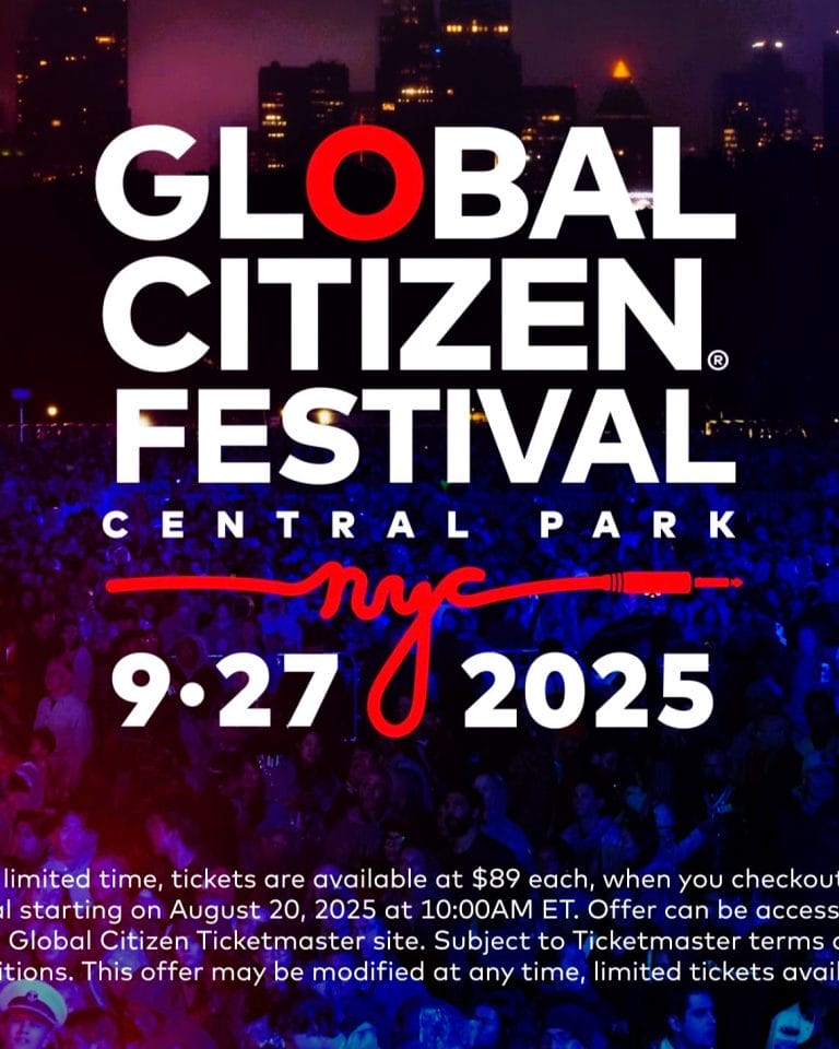 Catch the Global Citizen Festival 2025 in NYC – A Day of Music, Impact, and Change