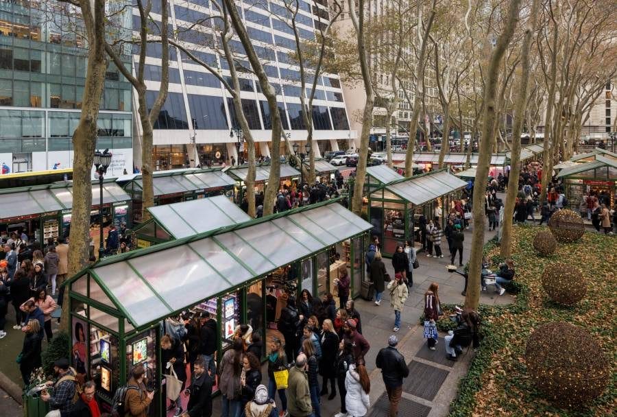 Holiday Market in New York City at Bryant Park | holiday shopping in New York