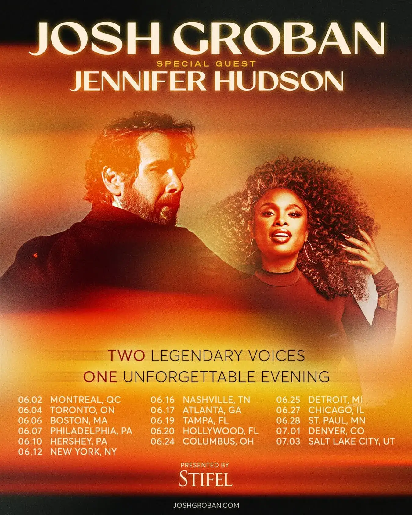 Josh Groban with Special Guest Jennifer Hudson 