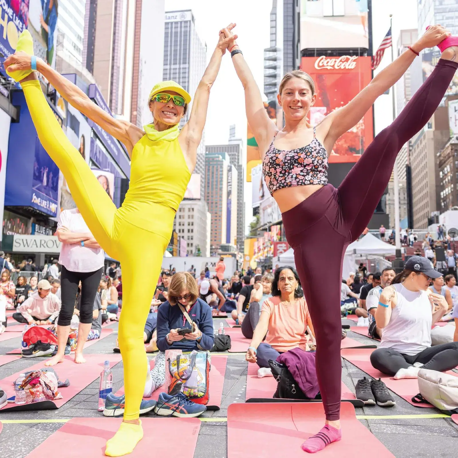 Solstice in Times Square: Mind Over Madness Yoga